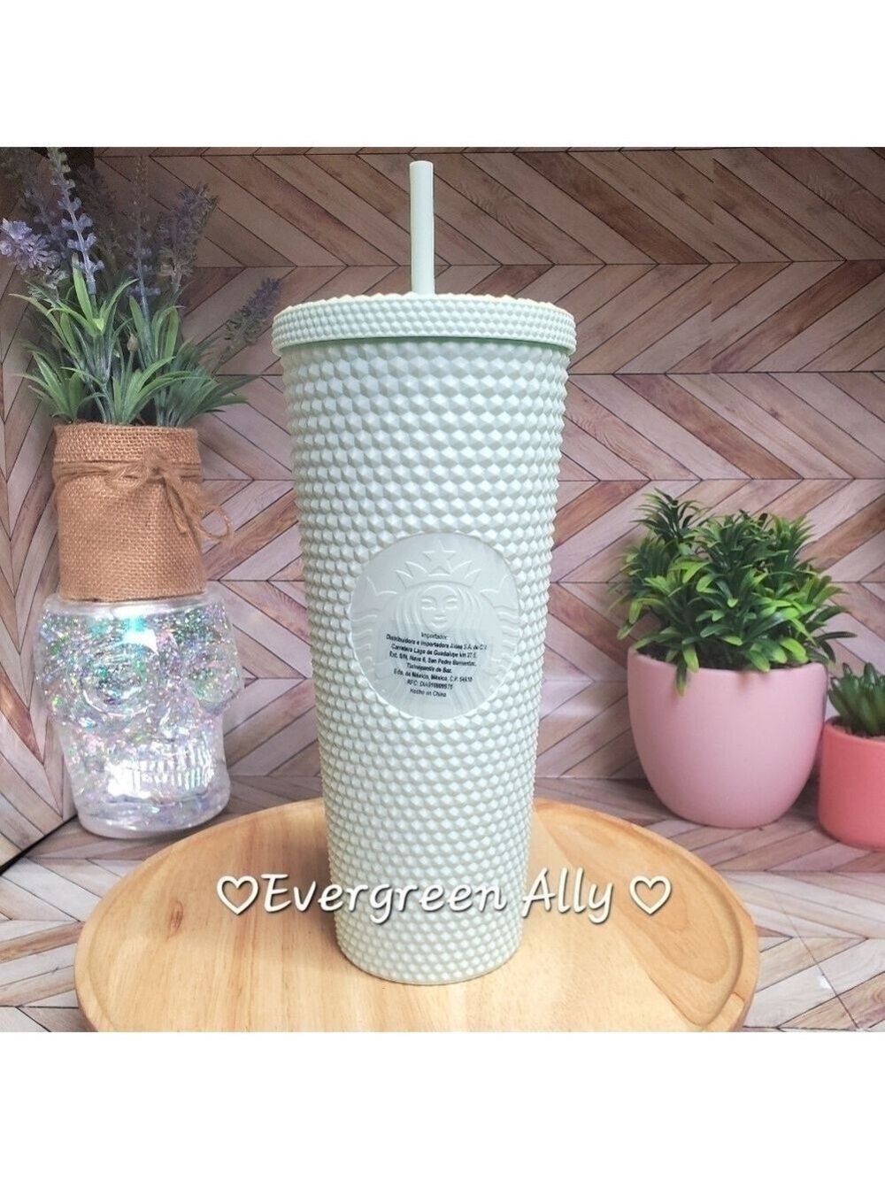 Rare Starbucks Mint Matte Studded Holiday Tumbler Cold Cup